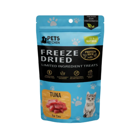 Pets Kitchen Cat Treat Freeze-Dried Tuna 40g x2