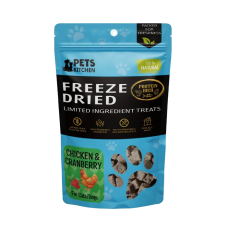 Pets Kitchen Cat Treat Freeze-Dried Chic w/Cranberry 40g