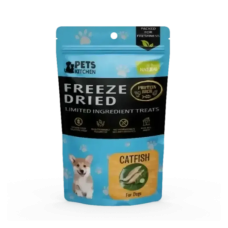 Pets Kitchen Dog Treat Freeze-Dried Catfish 40g