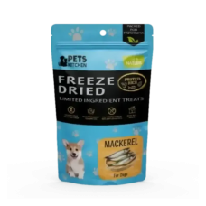 Pets Kitchen Dog Treat Freeze-Dried Mackerel 40g