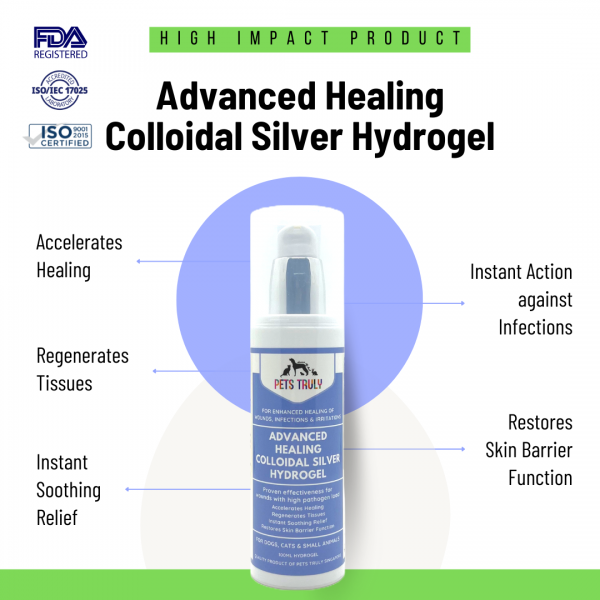 Pets Truly Advanced Healing Colloidal Silver Hydrogel 100ml
