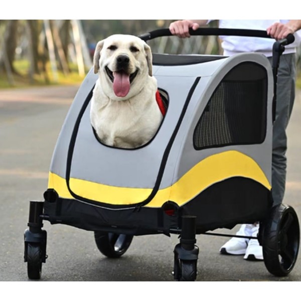 Rubeku Pet Stroller Large Grey