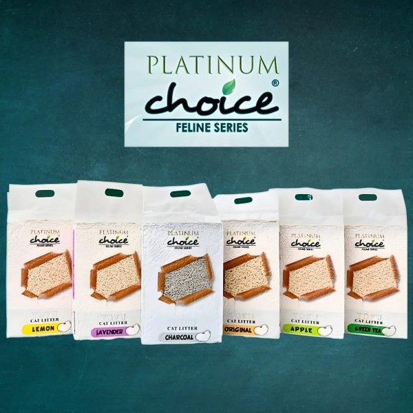 Platinum Choice Cat Tofu Litter Charcoal  7L