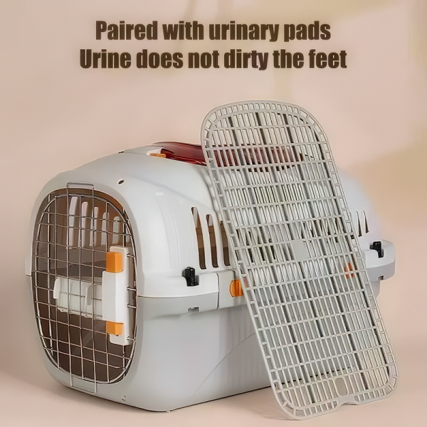 Rubeku Pet Carrier Portable Crate Yellow