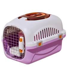 Rubeku Pet Carrier Portable Crate Purple