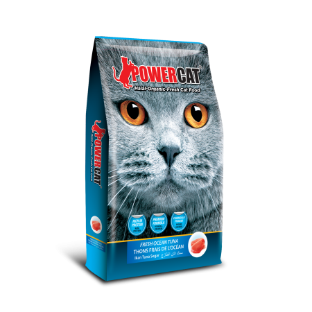 Powercat Halal Fresh Ocean Tuna Cat Dry Food 1.2kg