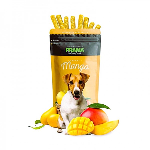 Prama Dog Delicacy Snack Creamy Mango 70g x3