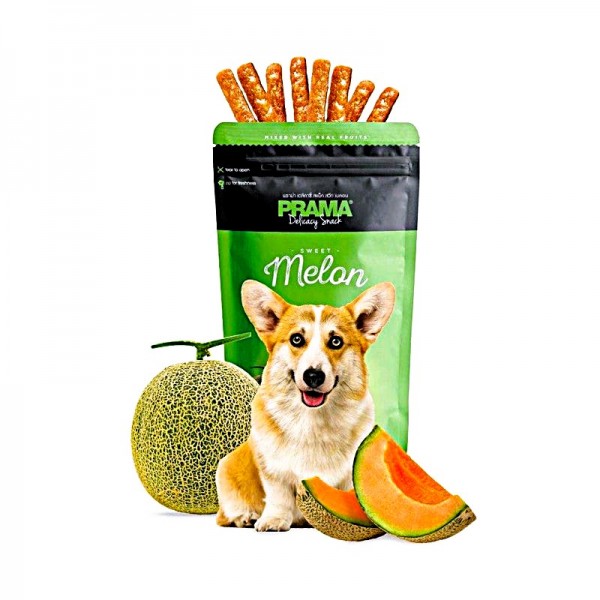 Prama Dog Delicacy Snack Creamy Melon 70g x3