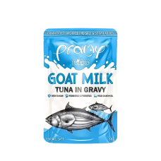 Pramy Cat Gravy Pouch Premium Goat Milk w/Tuna 60g