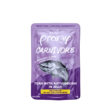 Pramy Cat Pouch Carnivore Tuna w/Katsuobushi in Jelly 70g