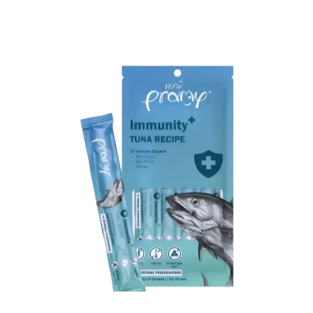 Pramy Cat Smoothie Immunity Tuna Recipe (14gx4) x3