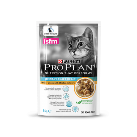 Purina Pro Plan Cat Pouch Urinary Tract Chicken in Gravy 85gx12