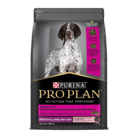 ProPlan Dog Dry Food Sensitive Skin & Stomach Med/Large Breed 3kg