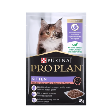 ProPlan Cat Pouch Kitten Salmon in Gravy 85g