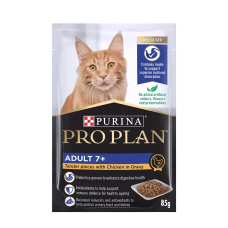 ProPlan Cat Pouch Senior 7+ Chicken in Gravy 85g