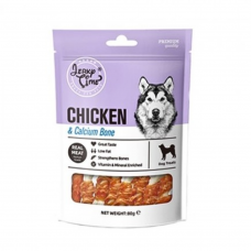 Jerky Time Dog Treat Chicken Calcium Bone 80gx3