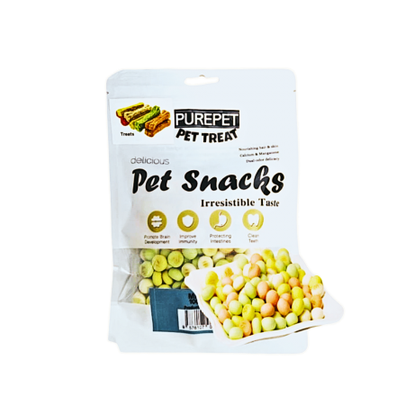 Purepet Dog Treat Biscuit Mini Bun Mix 100g