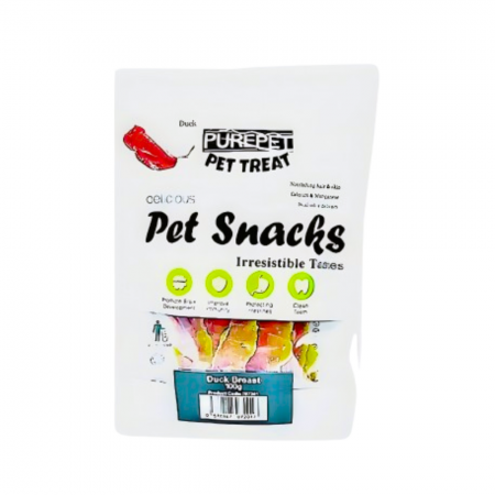 Purepet Dog Treat Duck Breast 100g