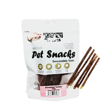 Purepet Dog Treat Turkey Shredded 100g