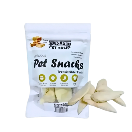 Purepet Cat Treat Freeze Dried Chicken Breast 60g