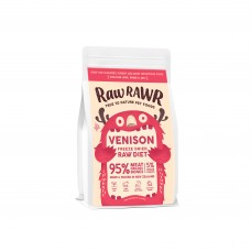 Raw Rawr Freeze Dried Raw Diet Venison Dry Food For Dogs & Cats 100g