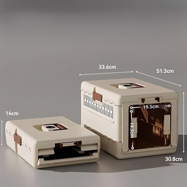 Rubeku Foldable Carrier Easy Door Large Grey