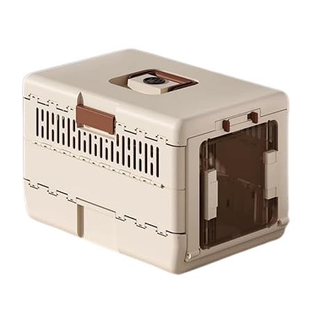 Rubeku Foldable Carrier Easy Door Large Coffee