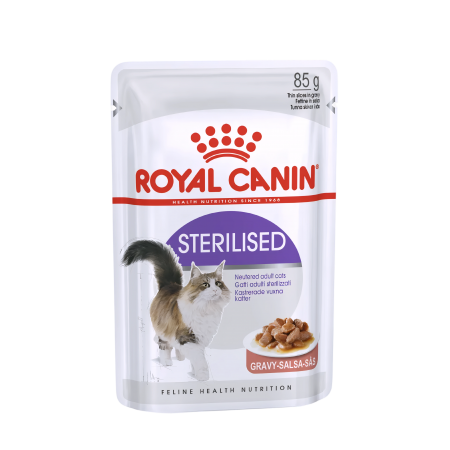 Royal Canin Cat Pouch in Gravy Sterilised 85g x12