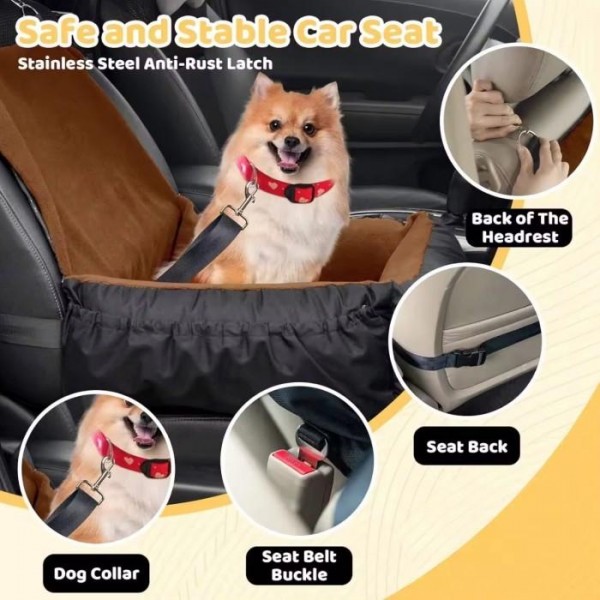 Rubeku Dog Comfortable Car Seat Large