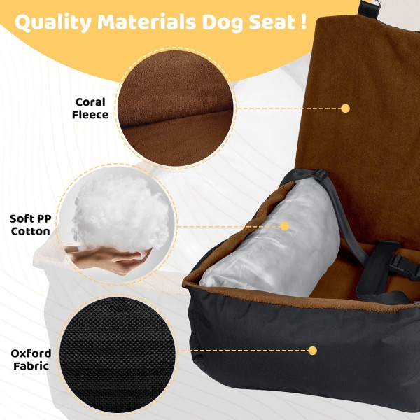 Rubeku Dog Comfortable Car Seat Large
