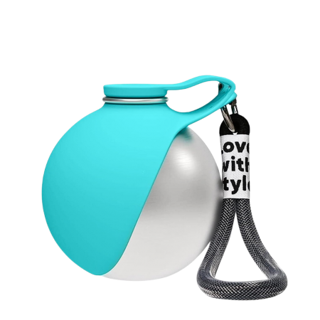 Rubeku Dog Bottle Multi Functional & Stainless Steel (Blue)
