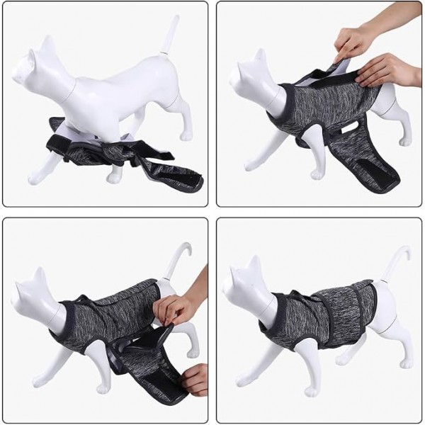 Rubeku Cat Clothes Thunder Anxiety Calming Vest L