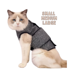Rubeku Cat Clothes Thunder Anxiety Calming Vest L Rubeku Cat Clothes Thunder Anxiety Calming Vest L