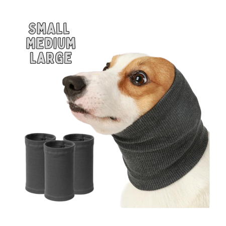 Rubeku Dog Soft Head Cover Calming Warmer L
