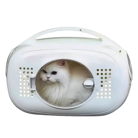 Rubeku Pet Carrier Space Capsule White