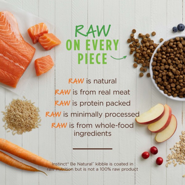 Instinct Be Natural Real Salmon & Brown Rice Recipe Dog Dry Food 24lb