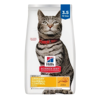 Science Diet Feline Urinary Hairball Control Chic Recipe Adult 3.5lbs Science Diet Feline Urinary Hairball Control Chic Recipe Adult 3.5lbs