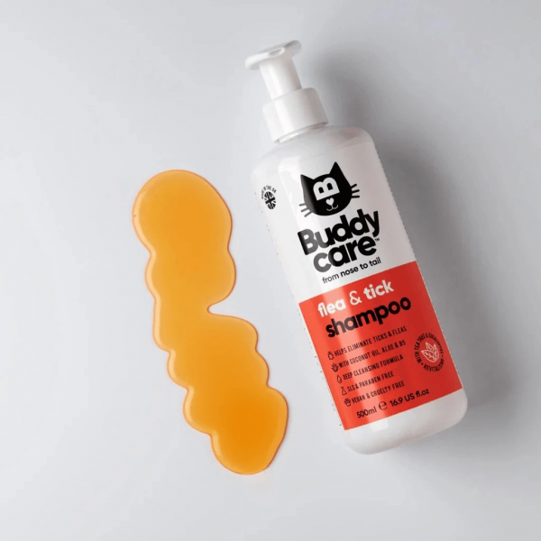 Buddycare Cat Shampoo Flea & Tick 500ml