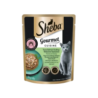 Sheba Gourmet Pouch Tuna Salmon Scallop Seaweed 70g (24 packs)