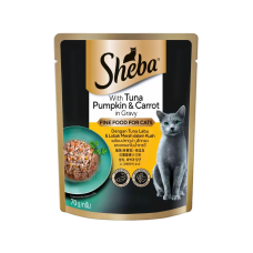Sheba Pouch Tuna Pumpkin & Carrot in Gravy 70g