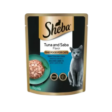 Sheba Pouch Tuna and Saba 70g