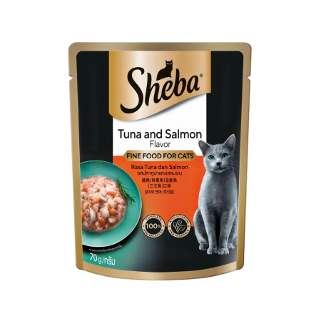 Sheba Pouch Tuna and Salmon 70g