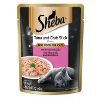 Sheba Pouch Tuna and Crabstick 70g
