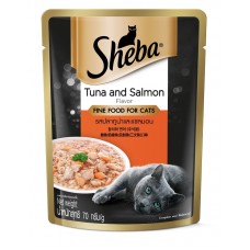 Sheba Pouch Tuna and Salmon 70g