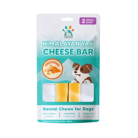 Singapaw Dog Treats Himalayan Yak Cheese Bar (Turmeric) Small 60g