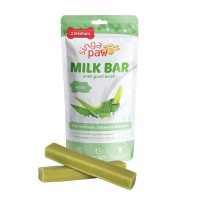 Singapaw Dog Treats Milk Bar With Goat Milk (Pandan) Chews Medium 2pcs (140g)