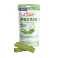 Singapaw Dog Treats Milk Bar With Goat Milk (Pandan) Dog Chews Small 2pcs (60g x 2 Packs)