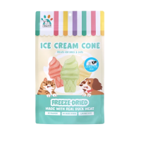 Singapaw Pet Treat Freeze Dried Ice Cream Cone Lactose-Free Milk 48g (2 packs) Singapaw Pet Treat Freeze Dried Ice Cream Cone Lactose-Free Milk 48g (2 packs)