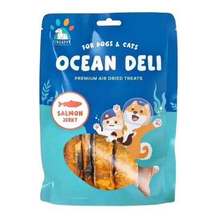 Singapaw Pet Treats Ocean Deli Salmon Jerky 70g