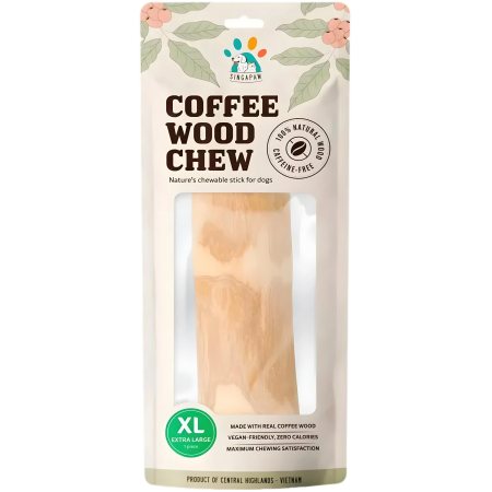 Singapaw Dog Chew Coffee Wood X-Large